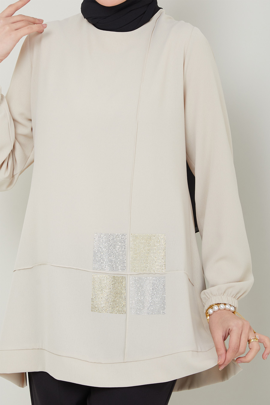 TUNIC - BEIGE  TUNIC - BEIGE