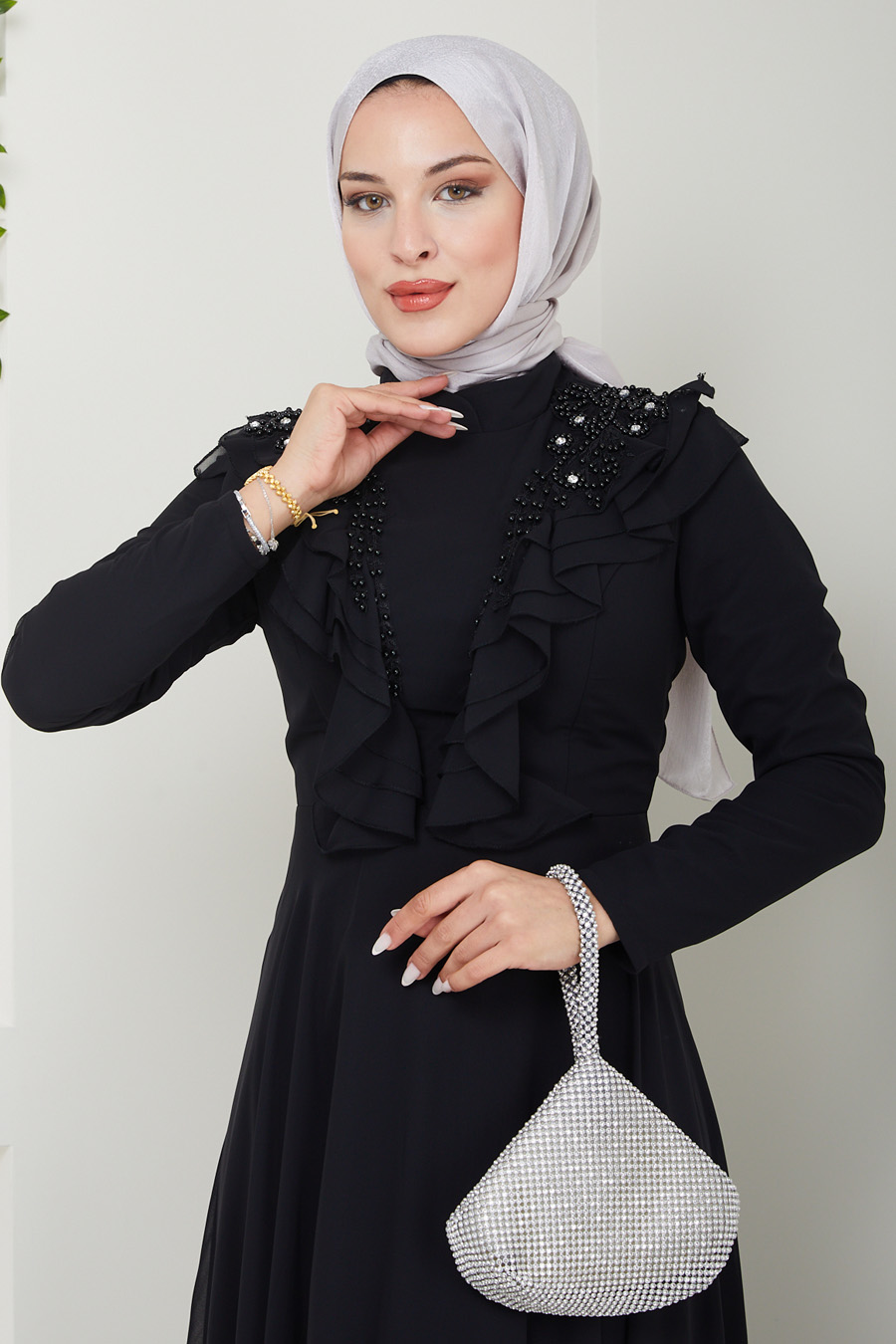 BLACK  EVENİNG DRESS