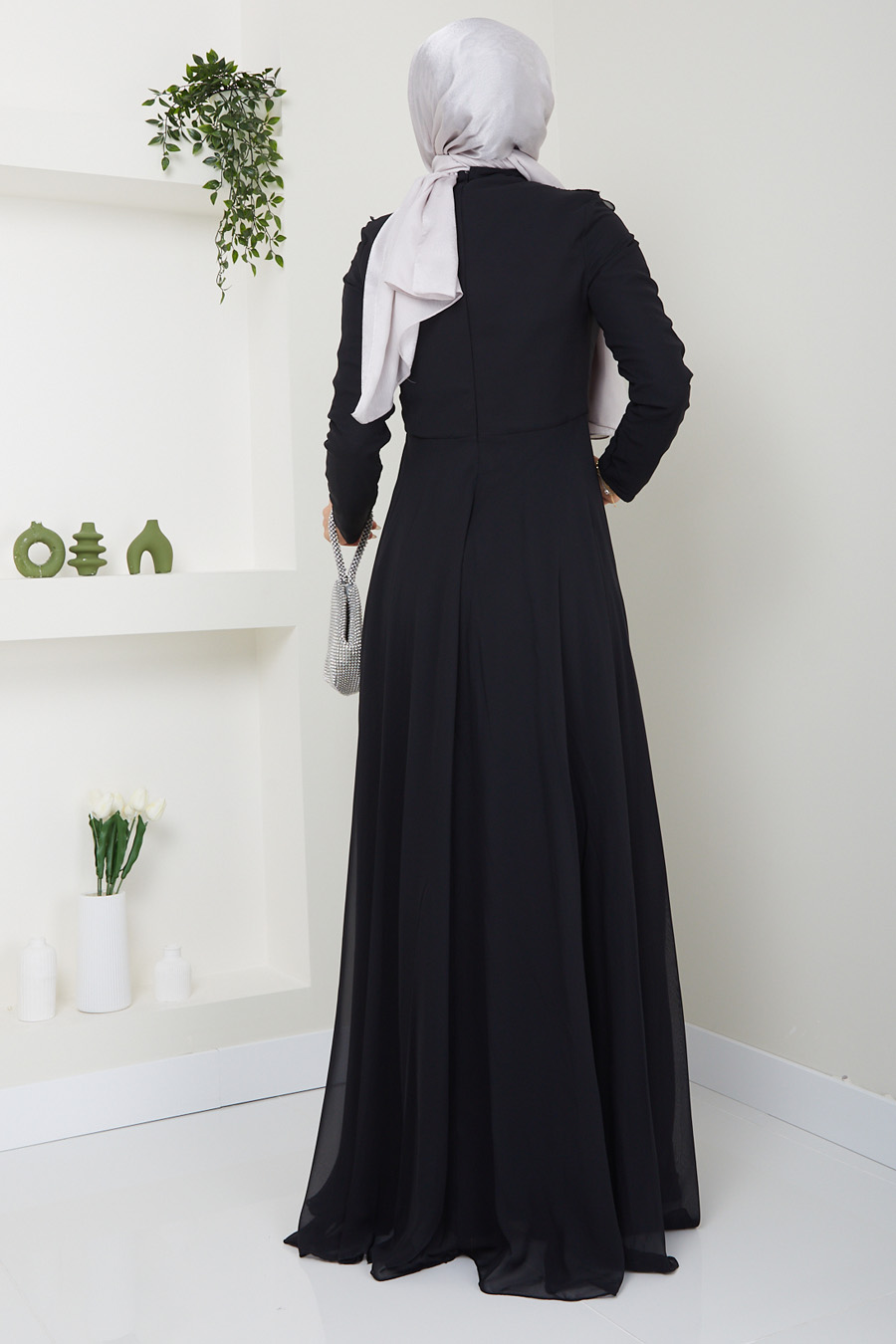 BLACK  EVENİNG DRESS