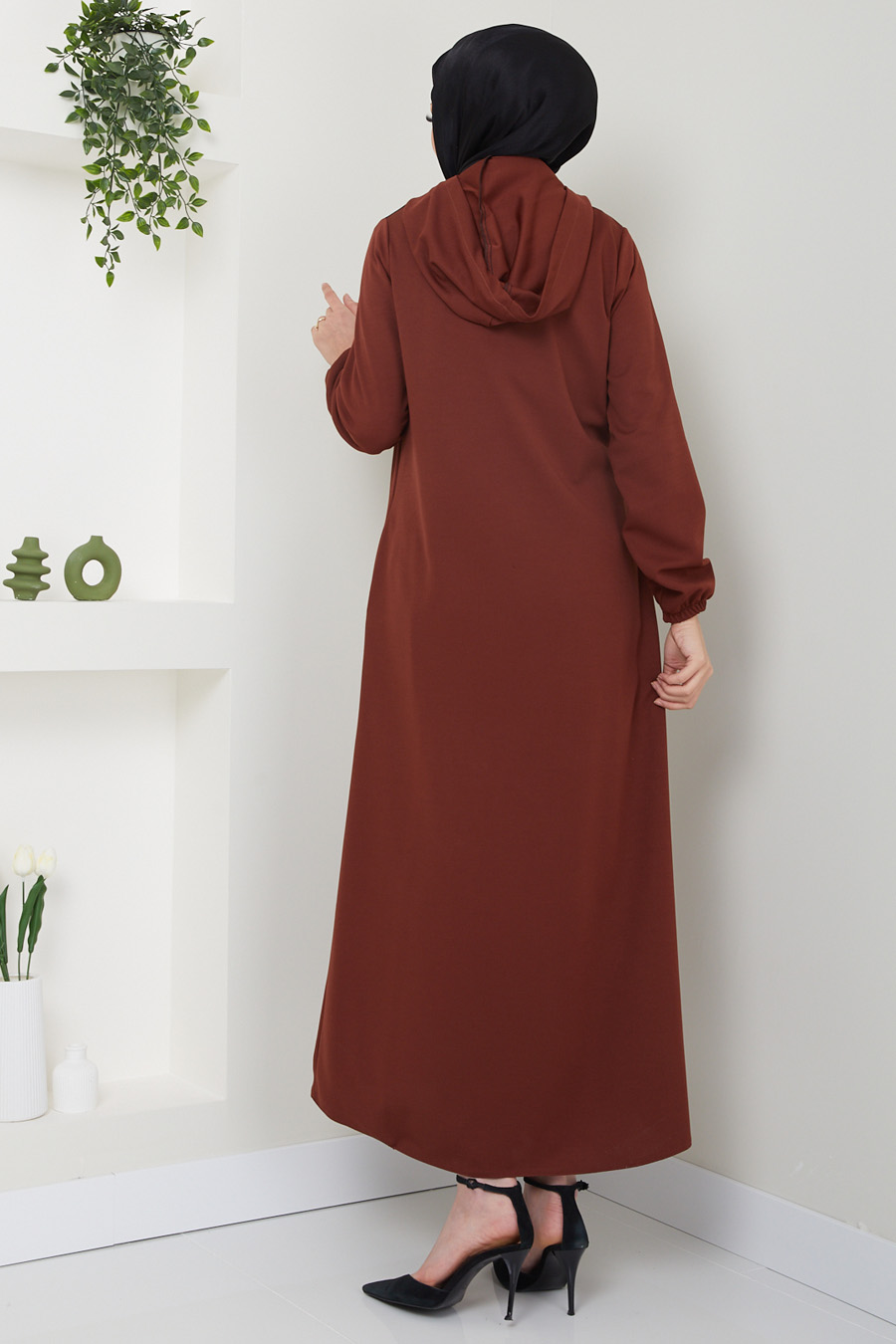 ABAYA - BRICK COLOR