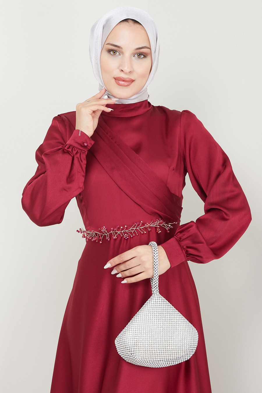 CLARED RED EVENING DRESS  CLARED RED EVENING DRESS