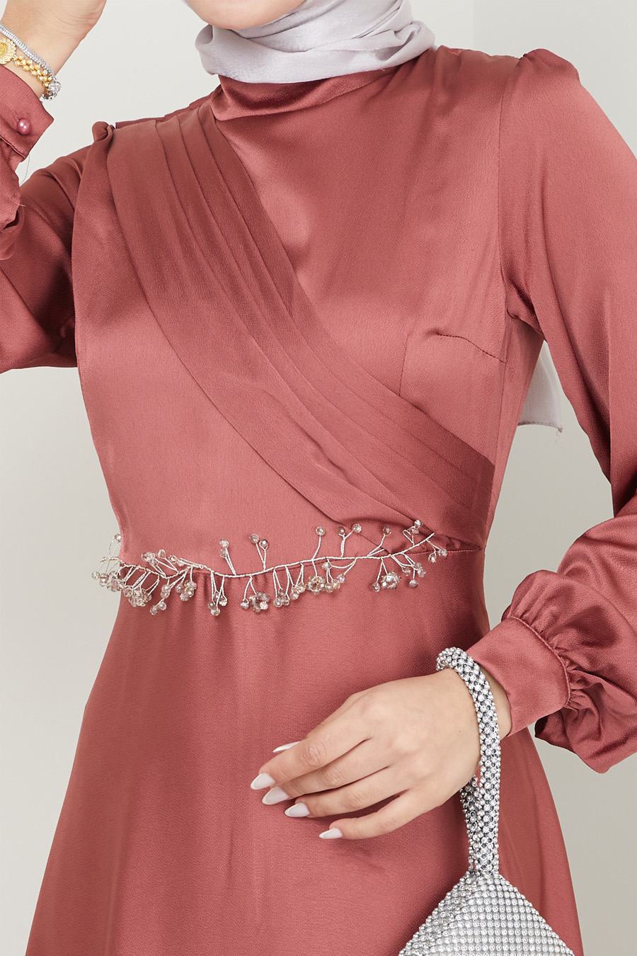 COPPERTONE COLOR EVENING DRESS  COPPERTONE COLOR EVENING DRESS