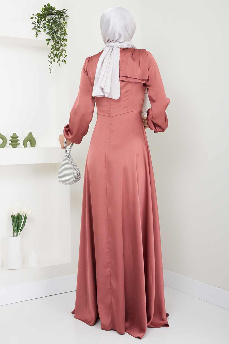 COPPERTONE COLOR EVENING DRESS  COPPERTONE COLOR EVENING DRESS