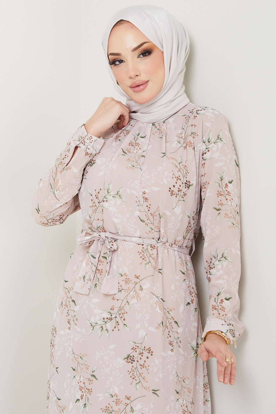 FLOWER PATTERNED VISION DRESS 