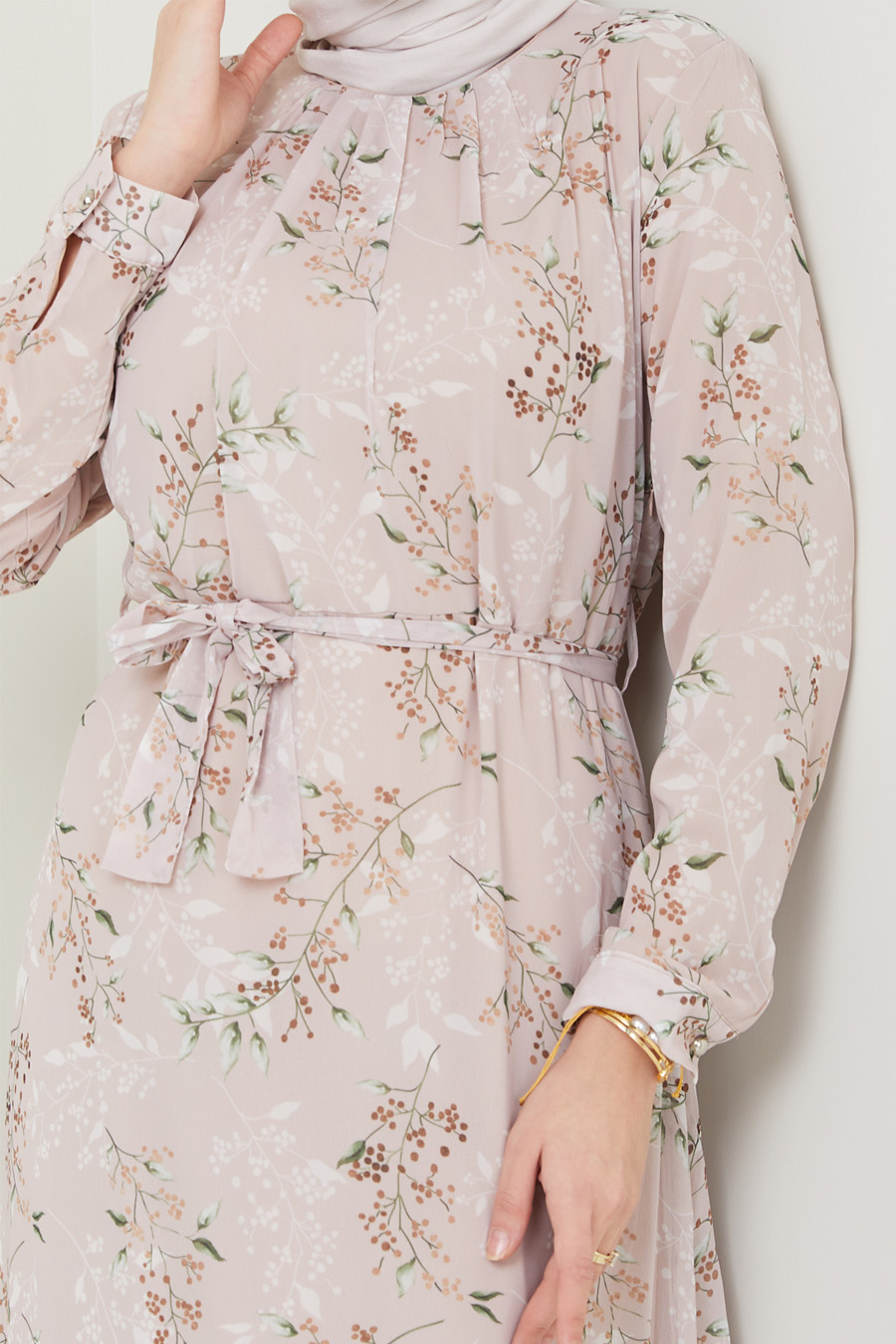 FLOWER PATTERNED VISION DRESS 