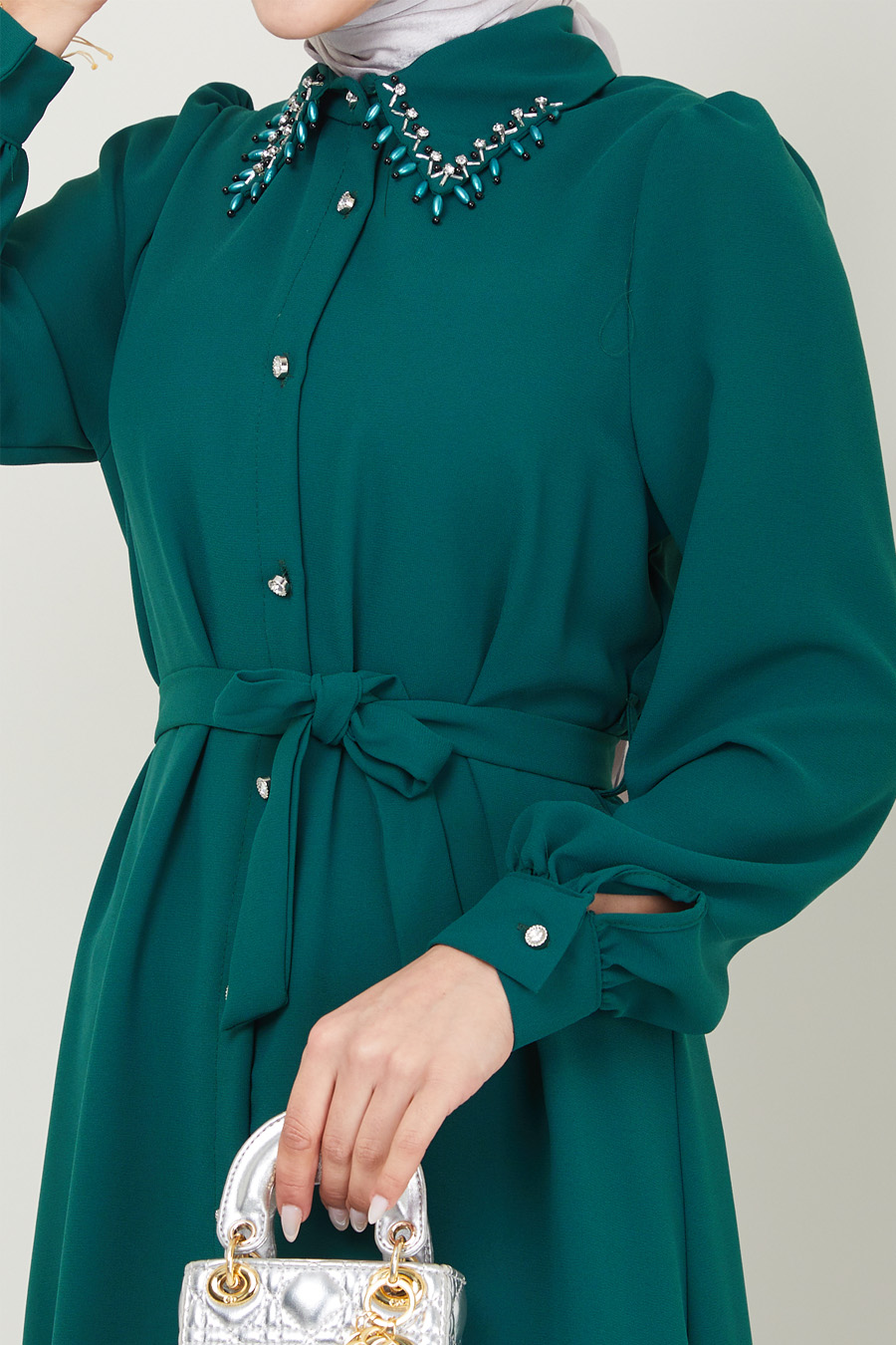 GREEN PANT AND TUNIC SUIT  