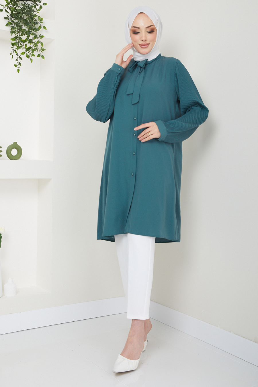 GREEN TUNIC   GREEN TUNIC