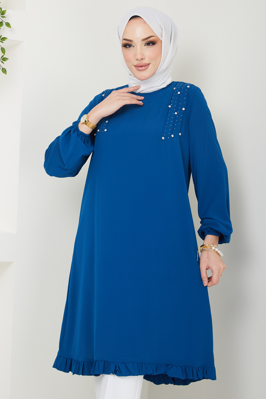 INDIGO COLOR   TUNIC  INDIGO COLOR   TUNIC