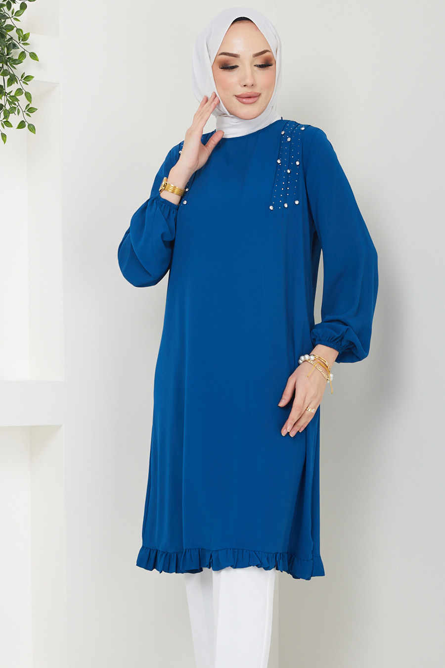 INDIGO COLOR   TUNIC  INDIGO COLOR   TUNIC
