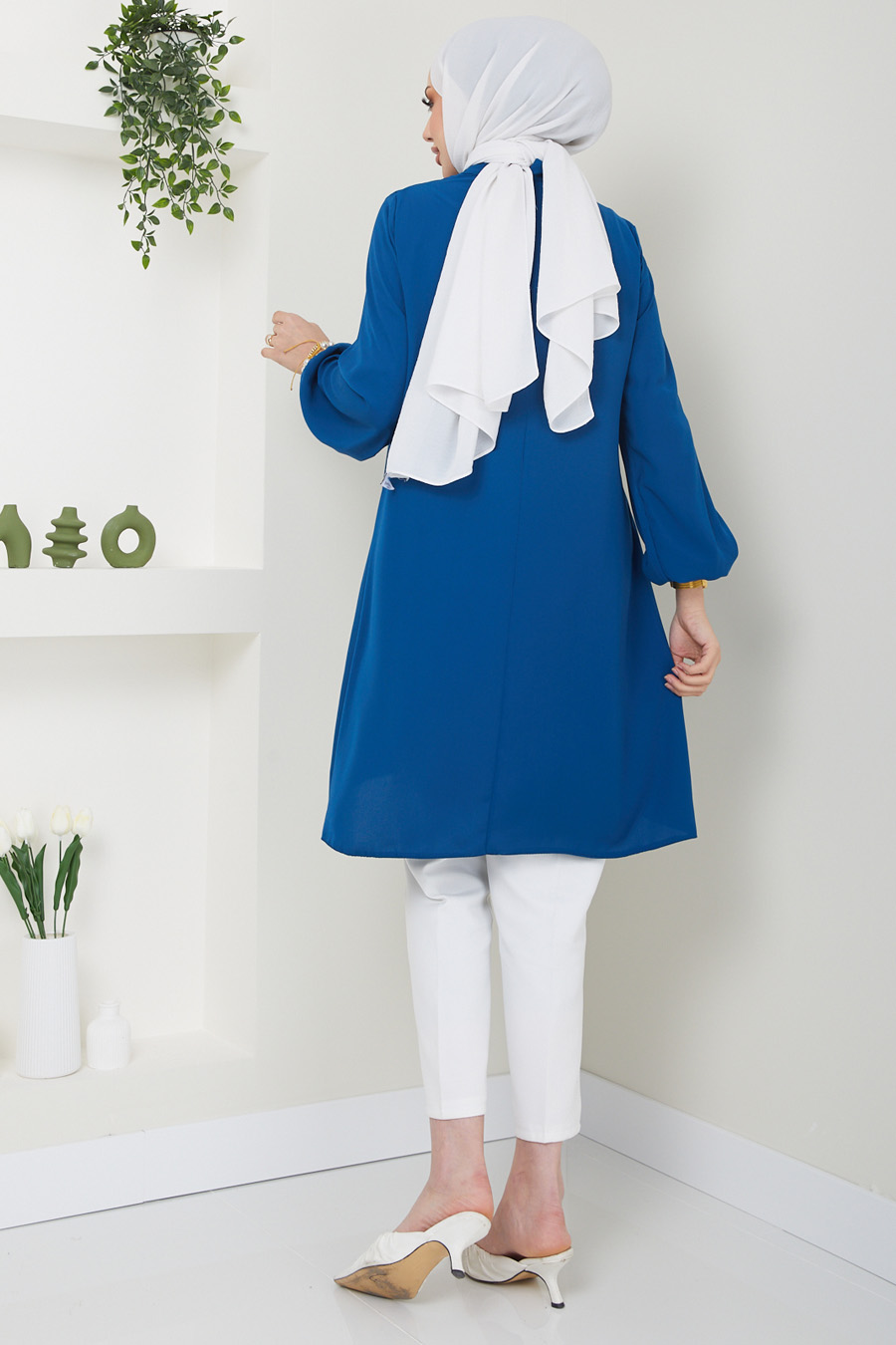 INDIGO COLOR TUNIC  INDIGO COLOR TUNIC