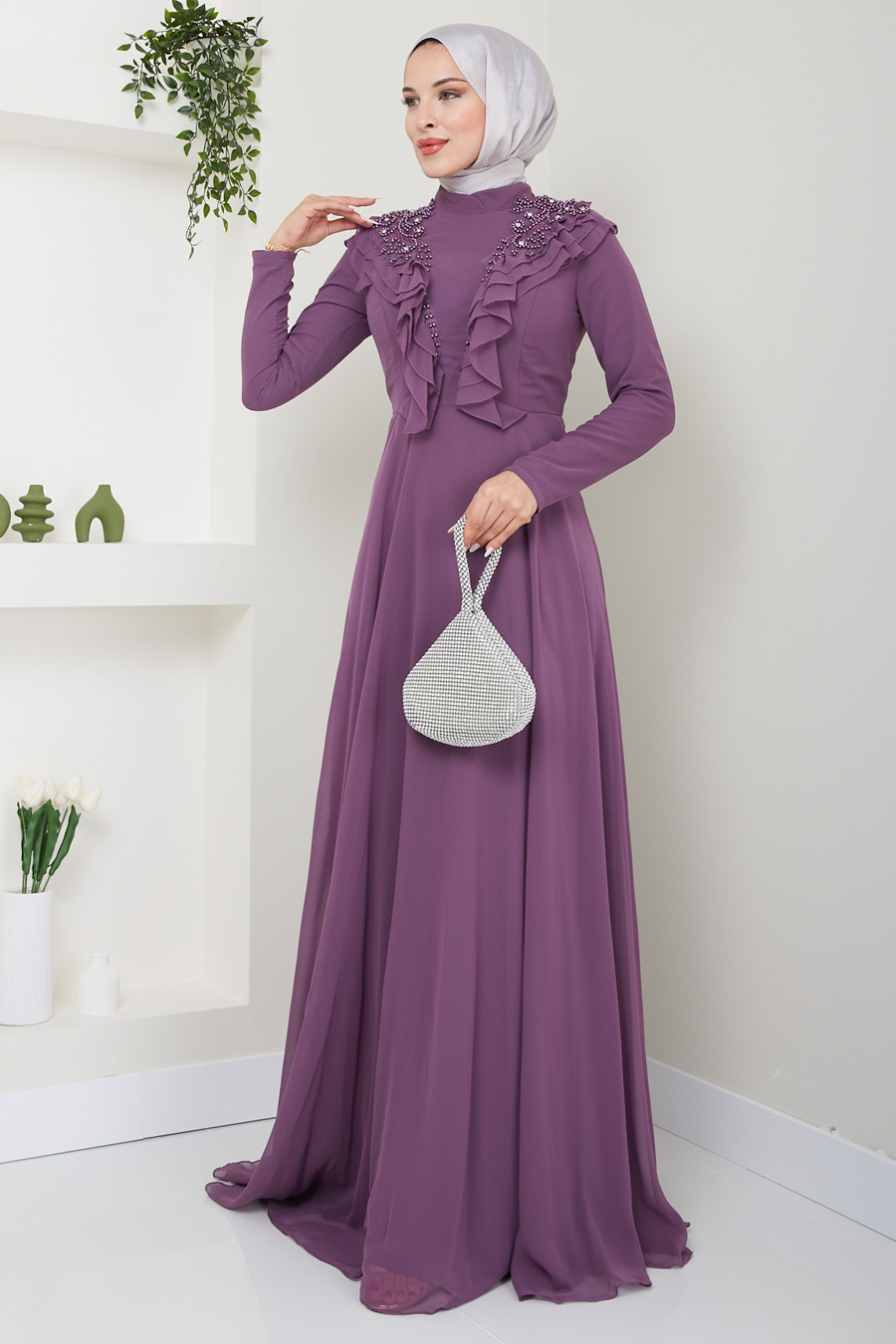 LILA  EVENİNG DRESS
