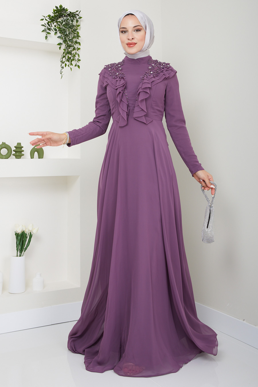 LILA  EVENİNG DRESS