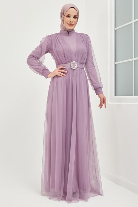  LILA EVENING DRESS 