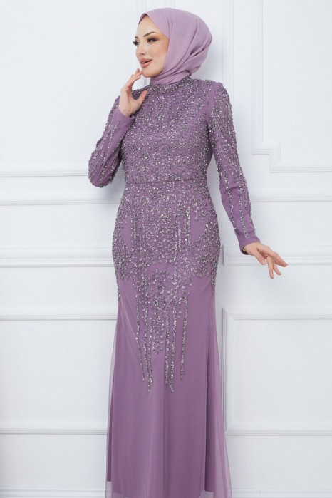 LILA  EVENING DRESS  