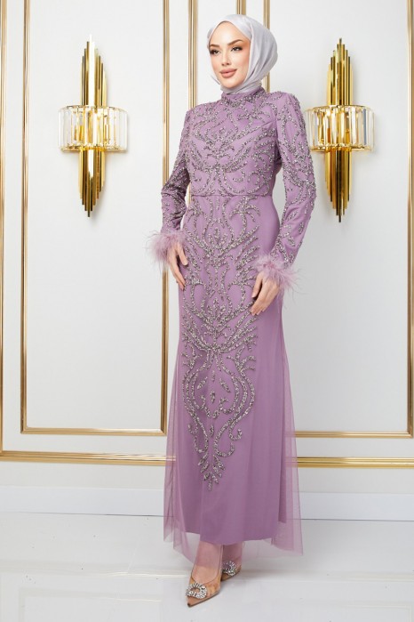 LILA EVENING DRESS  