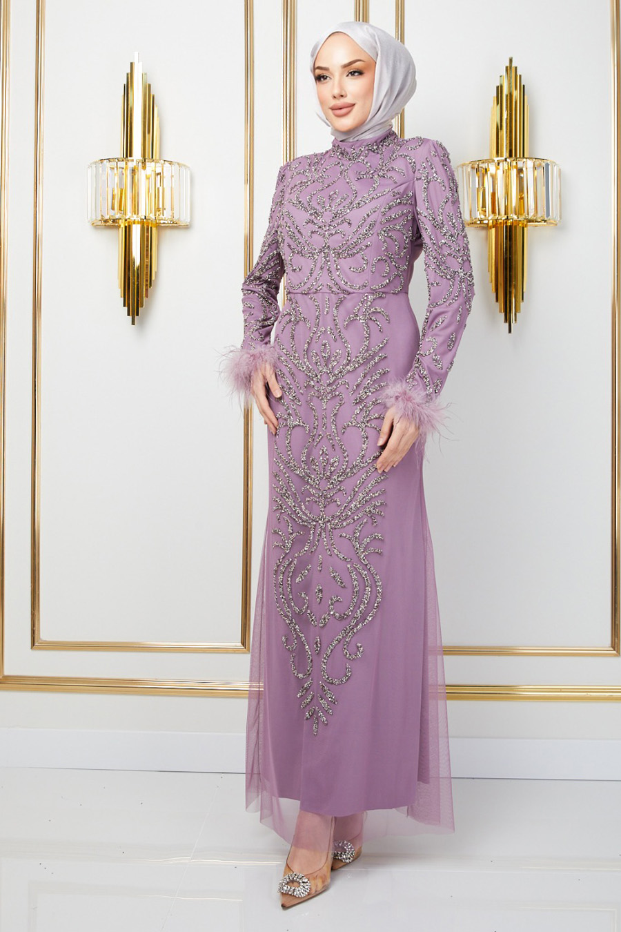 LILA EVENING DRESS   LILA EVENING DRESS