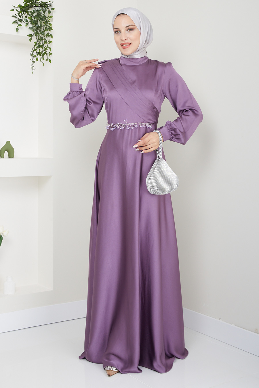 LILA EVENING DRESS 