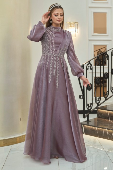 LILA EVENING DRESS  