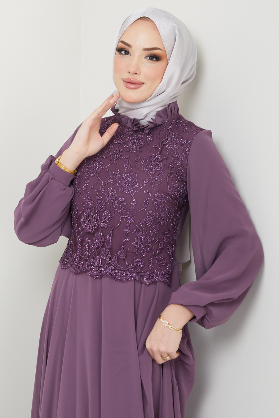 LİLAC EVENING DRESS 