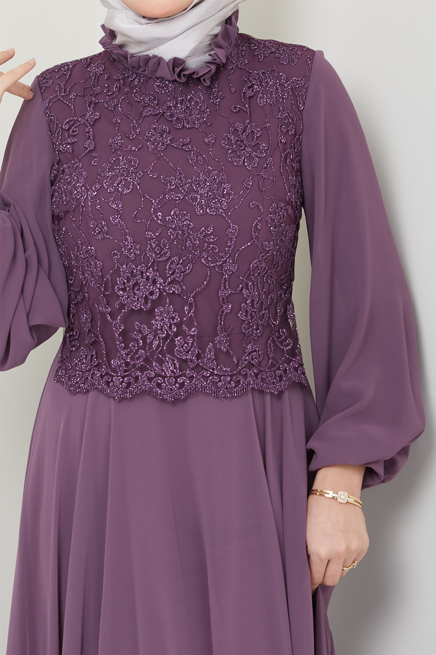 LİLAC EVENING DRESS 