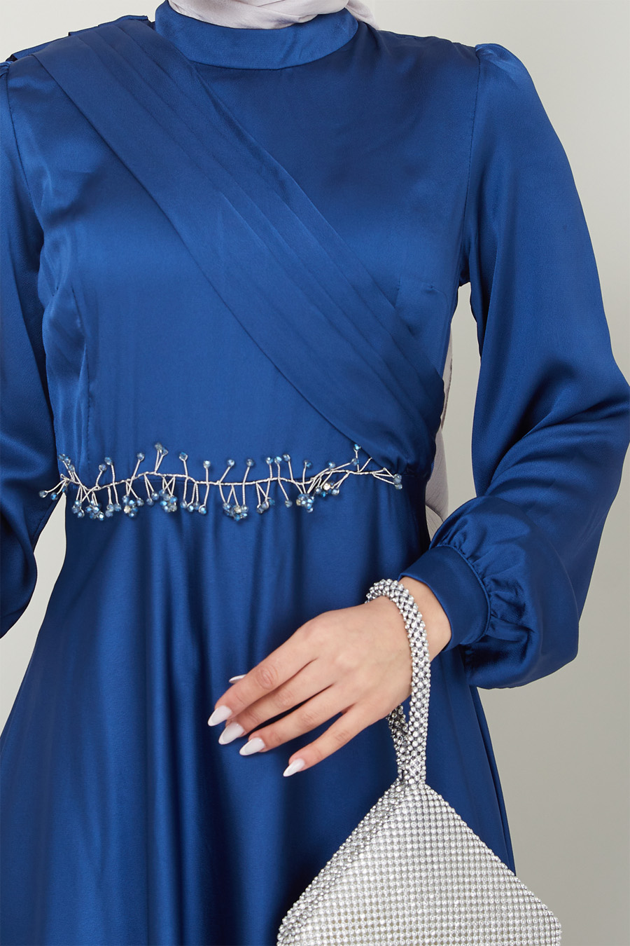 NAVY BLUE EVENING DRESS 