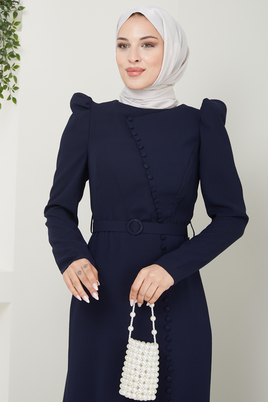 NAVY BLUE EVENING DRESS 