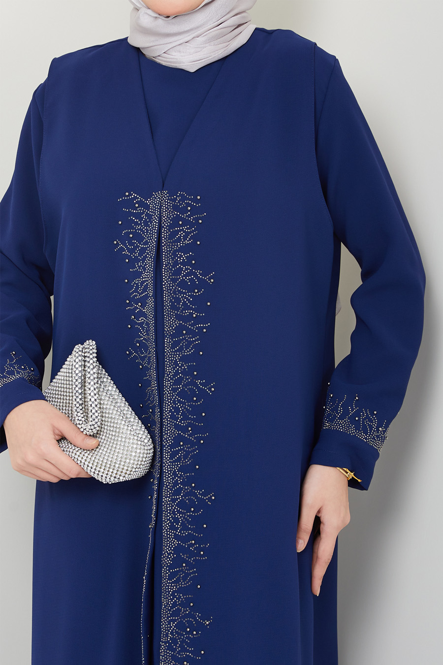 NAVY BLUE EVENING DRESS  