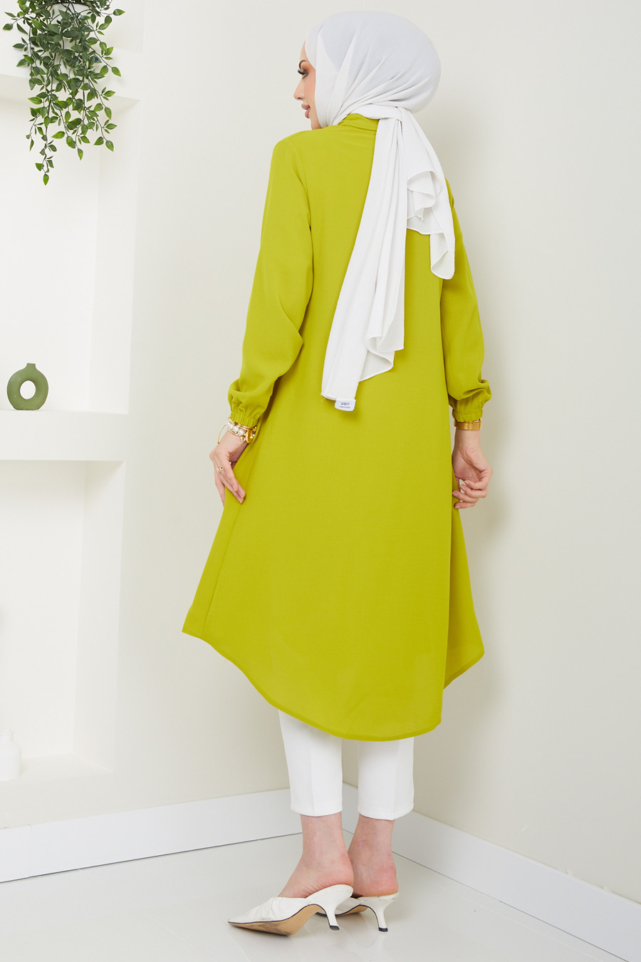 TUNIC - OIL GREEN 