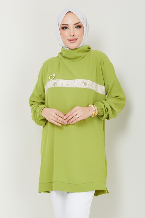 TUNIC - YAĞ YEŞİLİ 