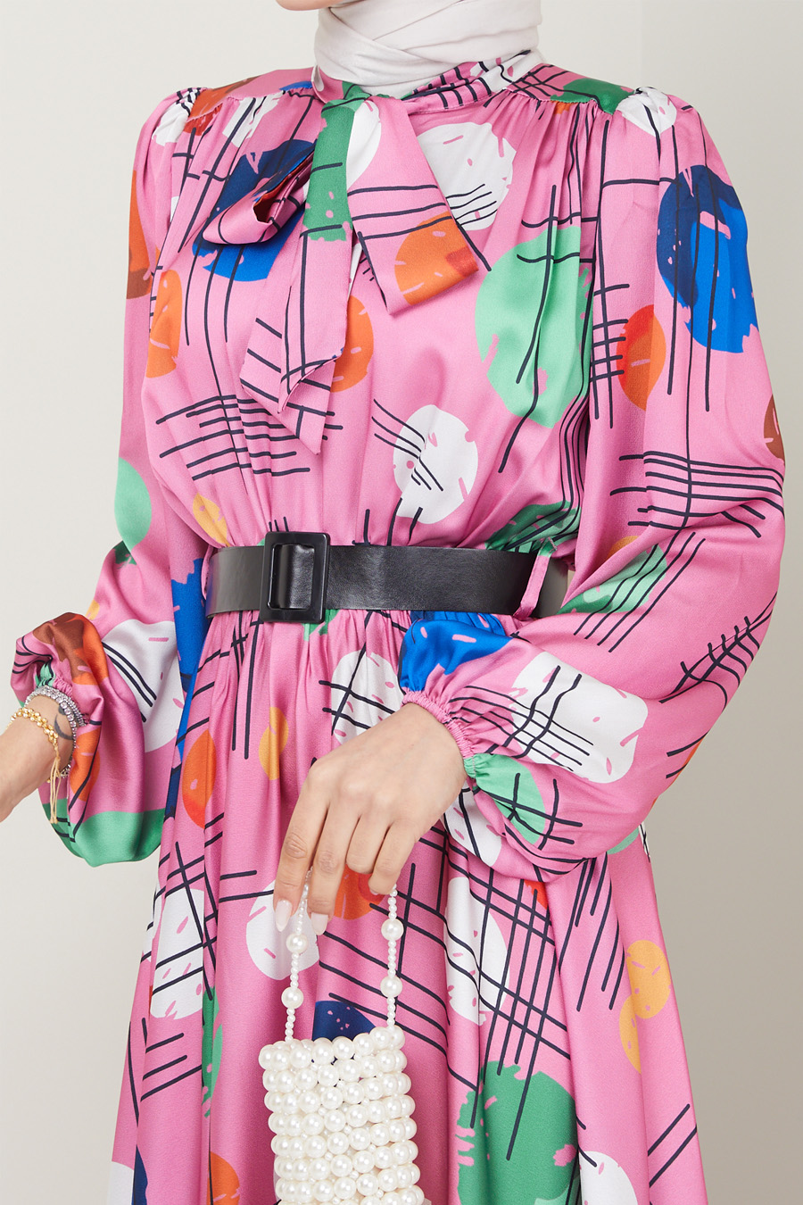 POWDER PINK EVENING DRESS  