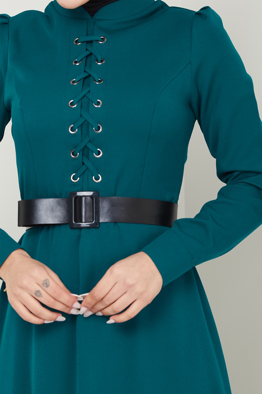 PETROLEUM BLUE DRESS