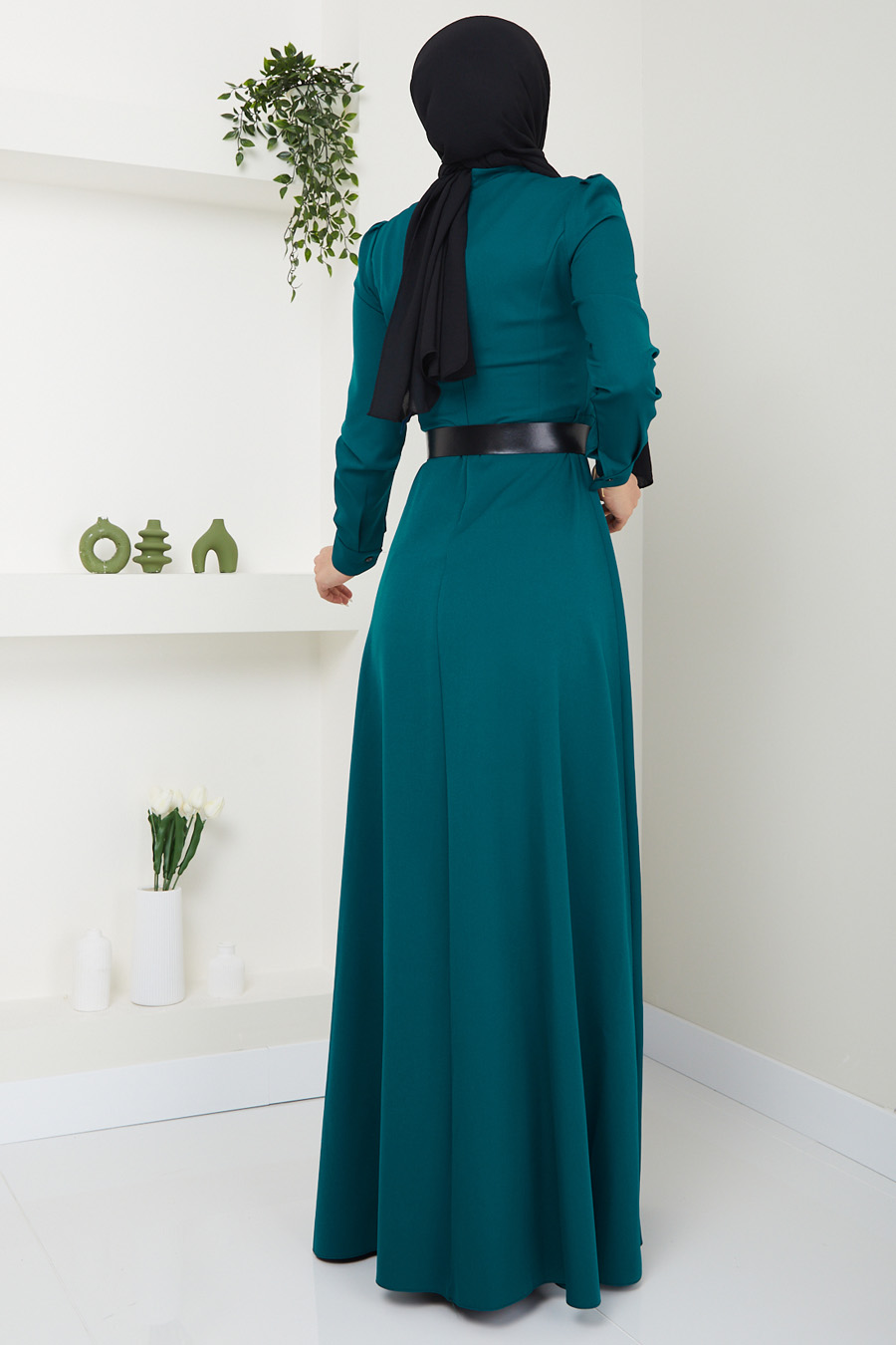 PETROLEUM BLUE DRESS