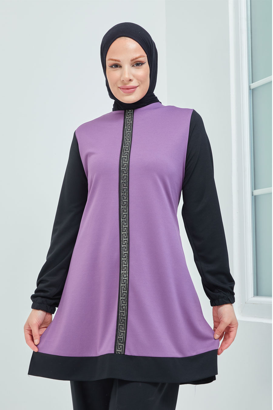 PURPLE TUNIC AND PANTSUIT