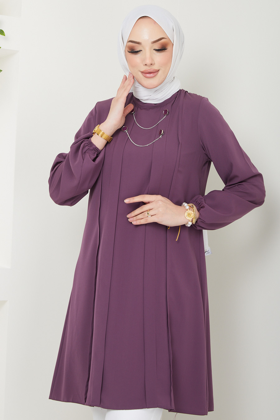 PURPLE TUNIC  PURPLE TUNIC