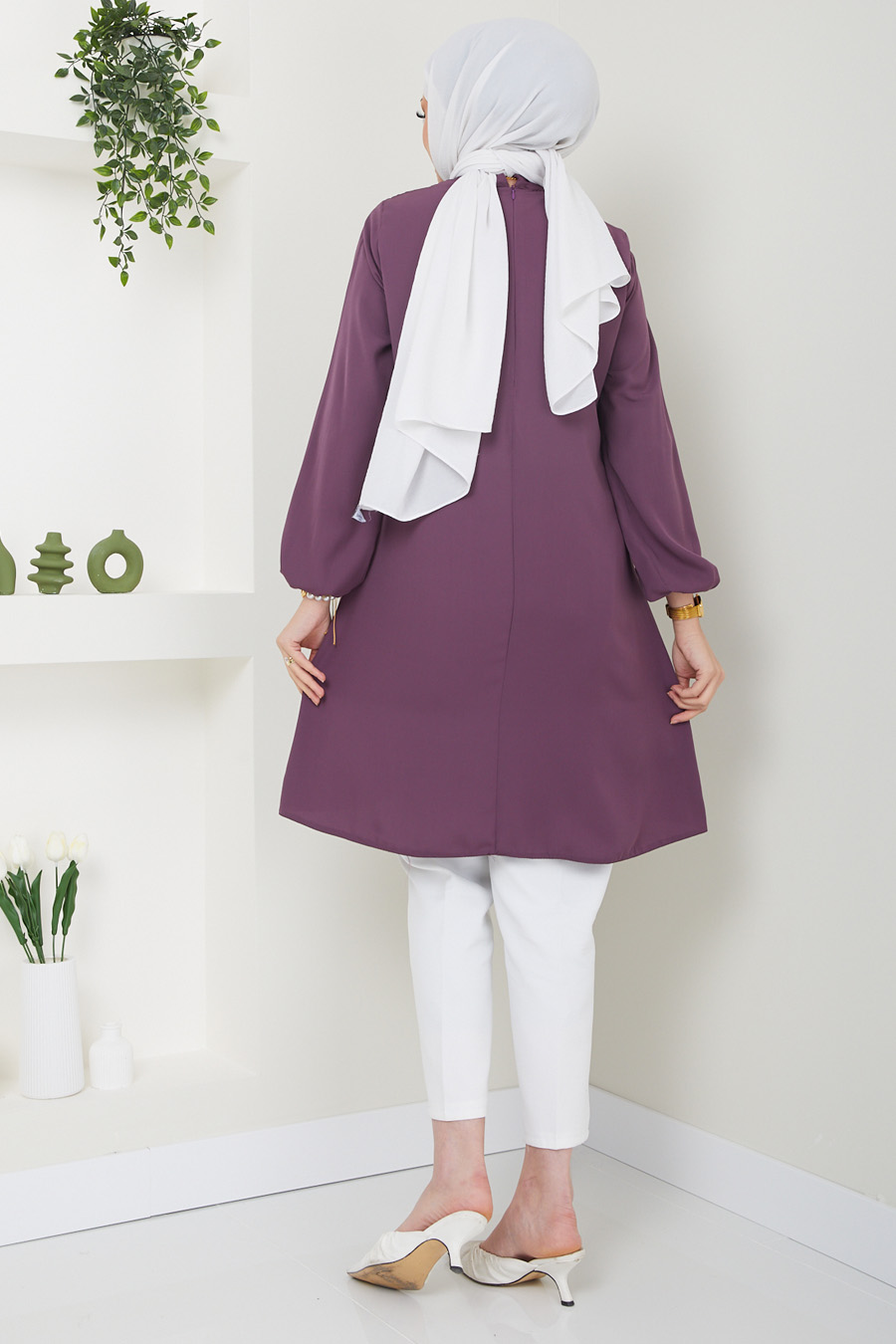 PURPLE TUNIC  PURPLE TUNIC