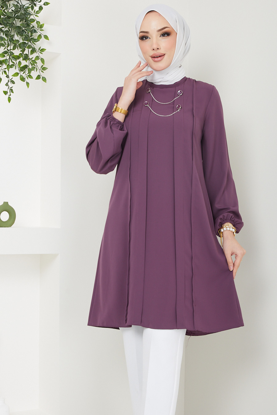 PURPLE TUNIC  PURPLE TUNIC