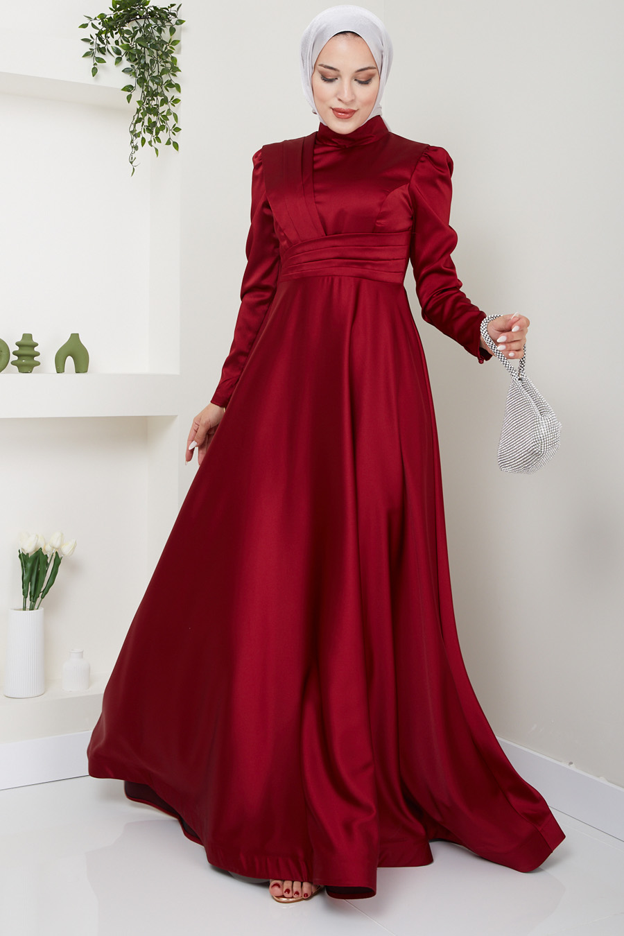 RED EVENING DRESS  