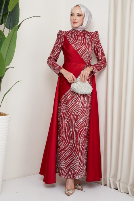 RED EVENİNG DRESS   