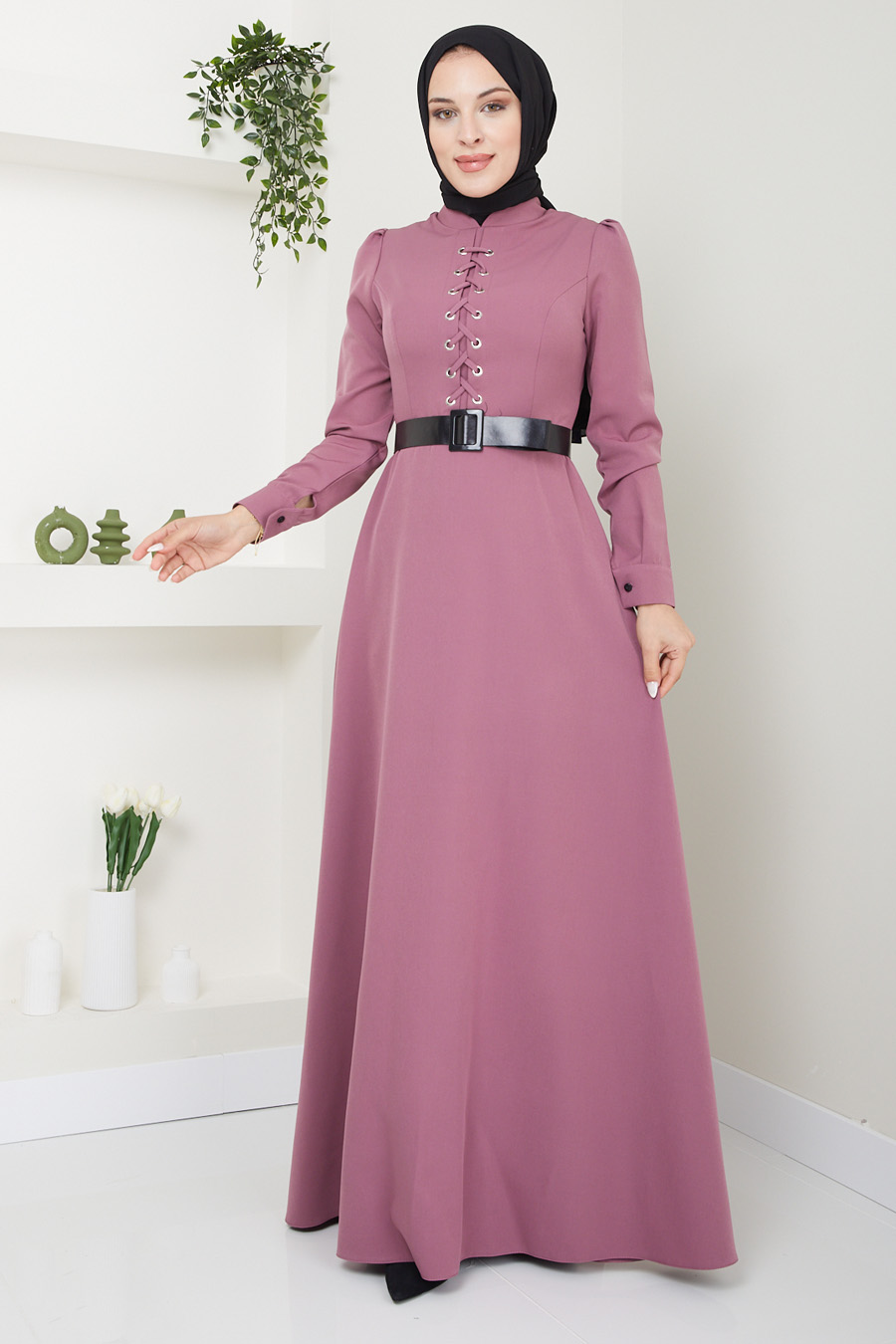 ROSE COLOR DRESS