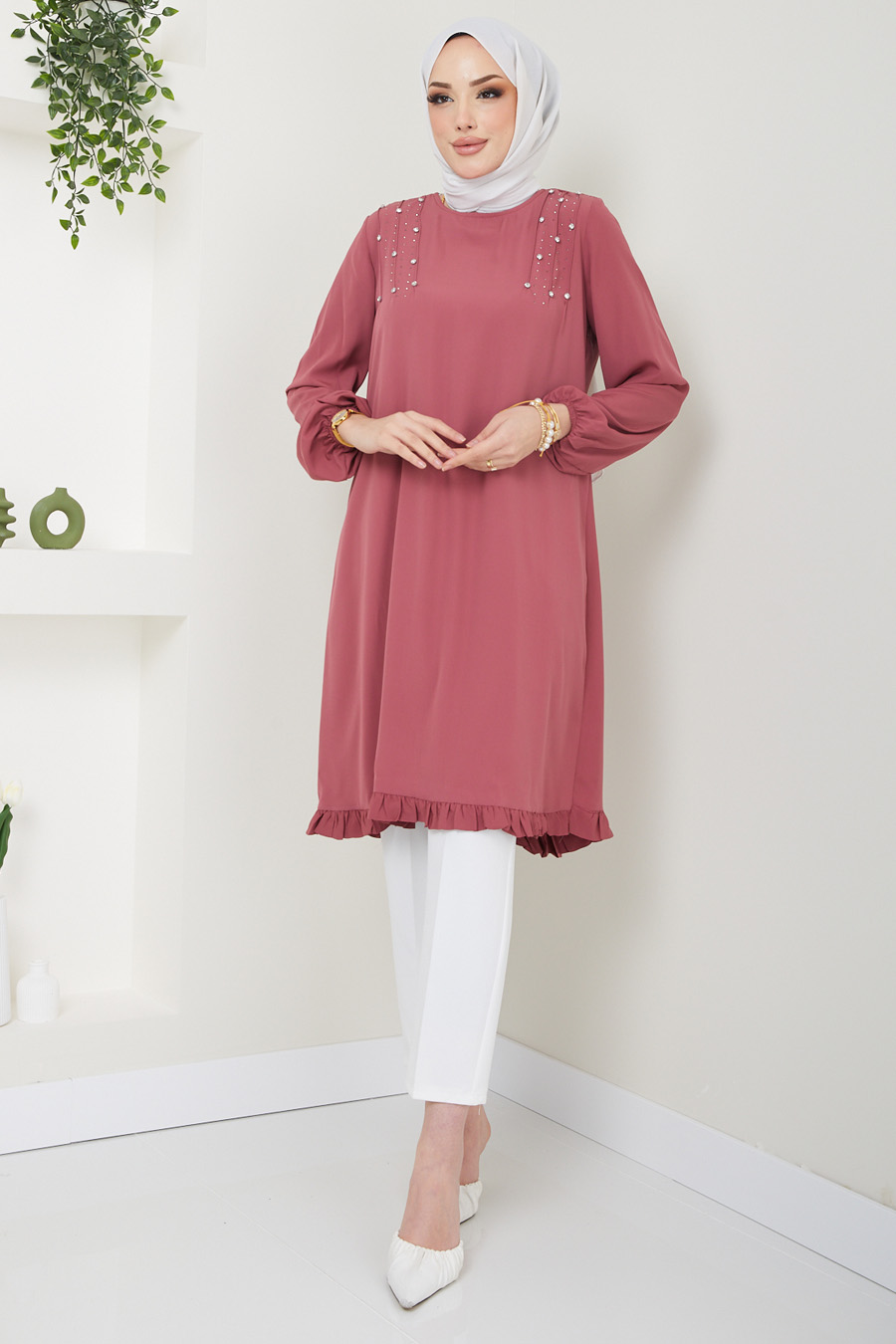 ROSE COLOR  TUNIC  ROSE COLOR  TUNIC