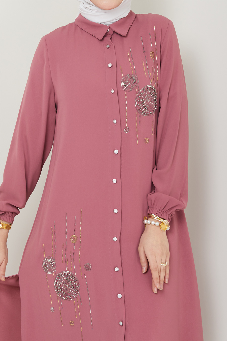 TUNIC - ROSE COLOR  TUNIC - ROSE COLOR