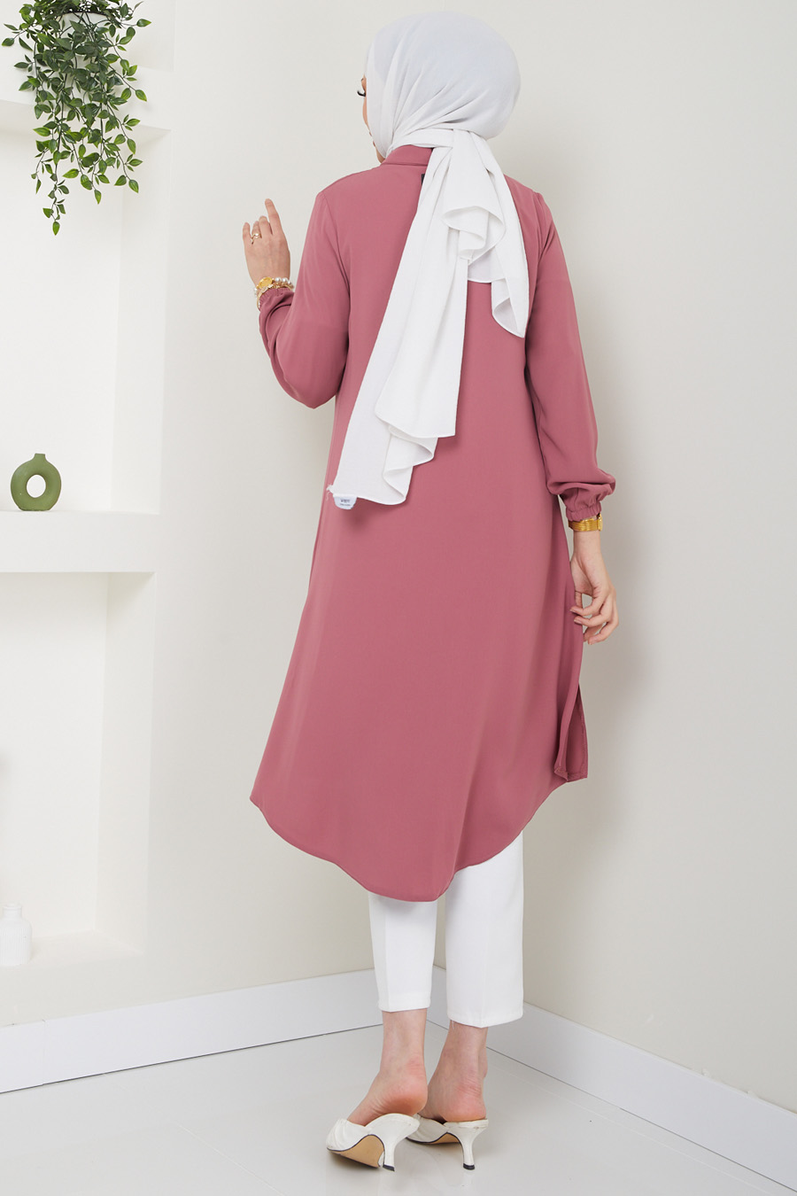 TUNIC - ROSE COLOR  TUNIC - ROSE COLOR