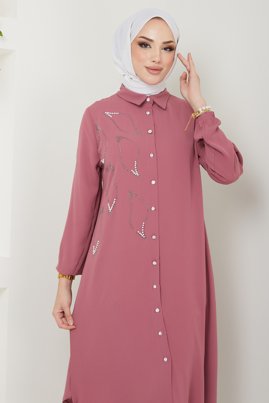 TUNIC - ROSE COLOR 
