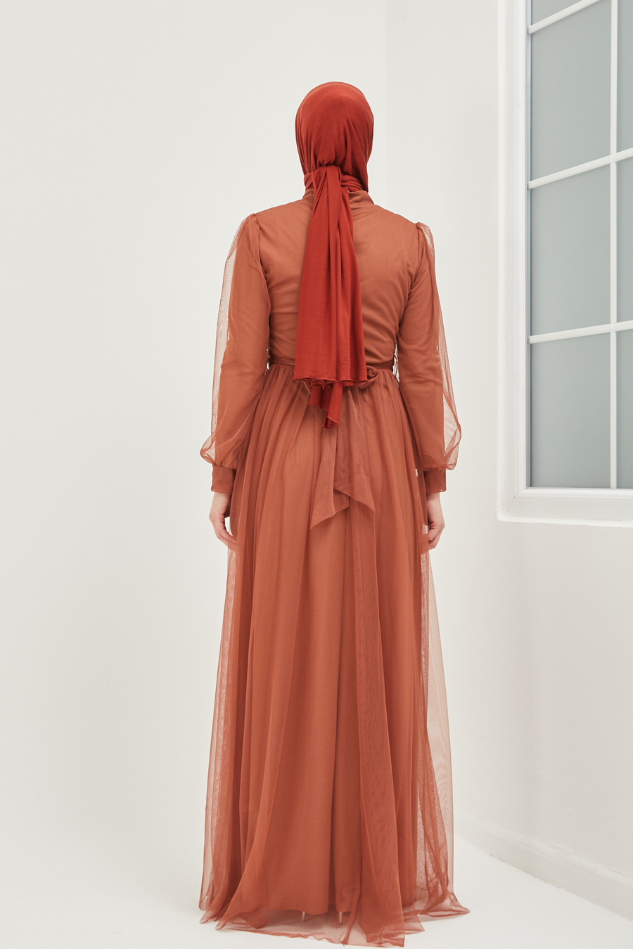 TAN COLOR EVENING DRESS  TAN COLOR EVENING DRESS