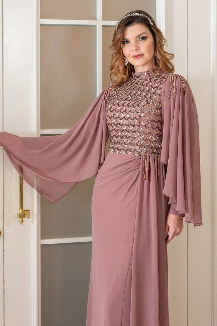 POWDER PINK EVENİNG DRESS POWDER PINK EVENİNG DRESS