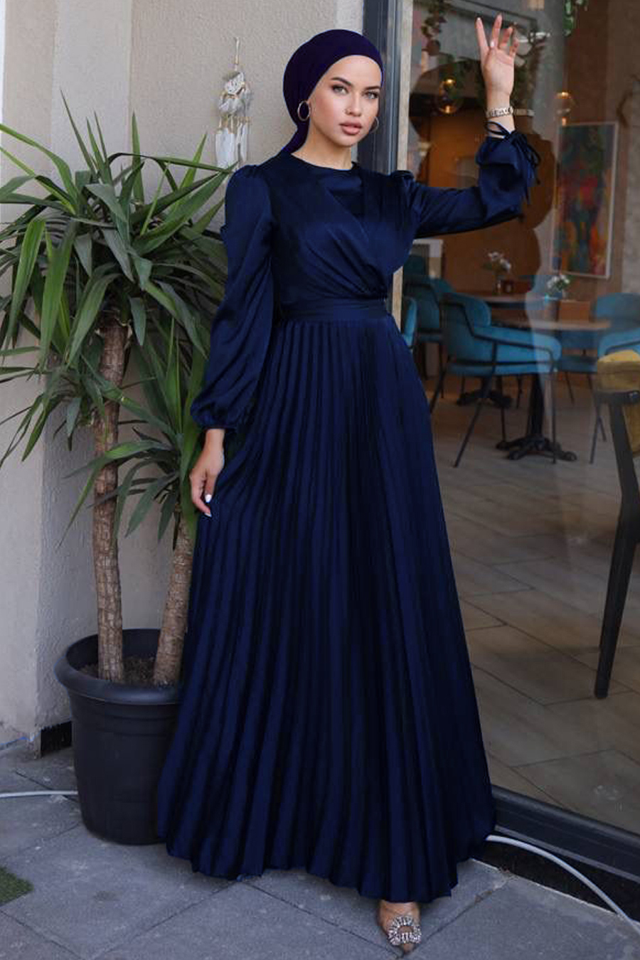 NAVY BLUE  DRESS