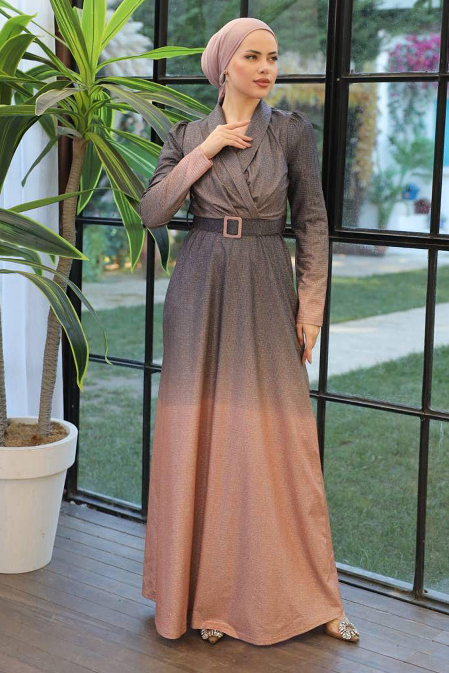 SALMON COLOR  DRESS   SALMON COLOR  DRESS