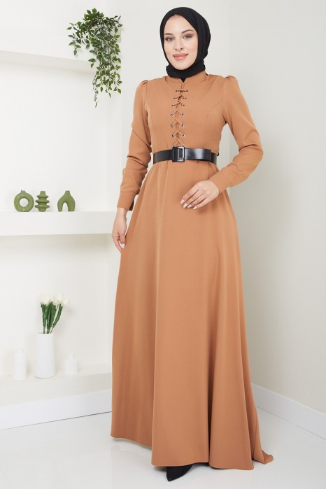 TAN COLOR DRESS