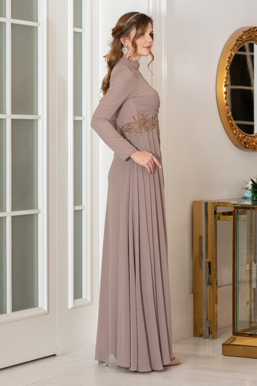VISON COLOR  EVENING DRESS     VISON COLOR  EVENING DRESS