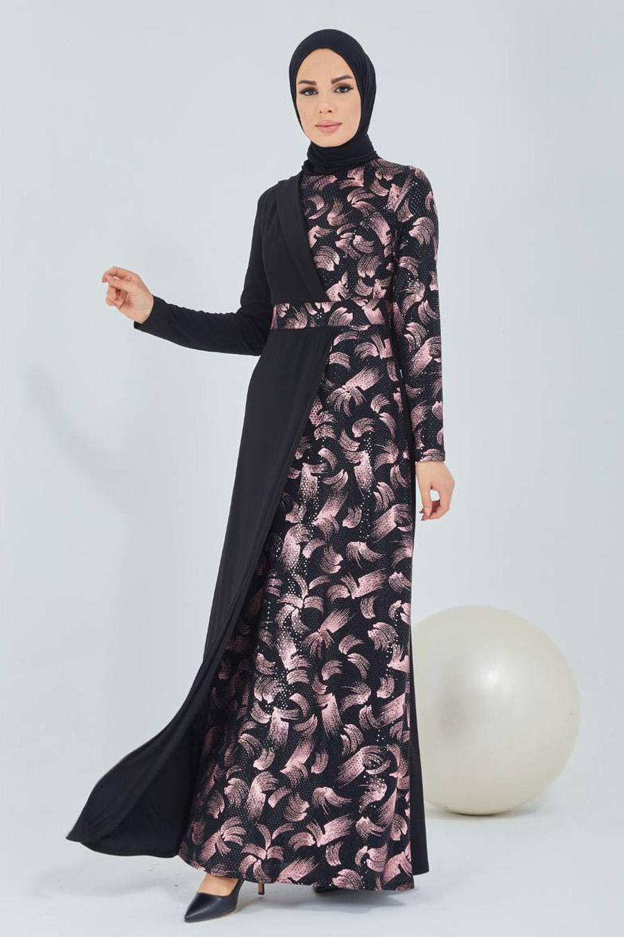 POWDER PINK EVENING DRESS  